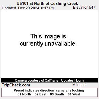 Traffic Cam US 101 at North of Cushing Creek